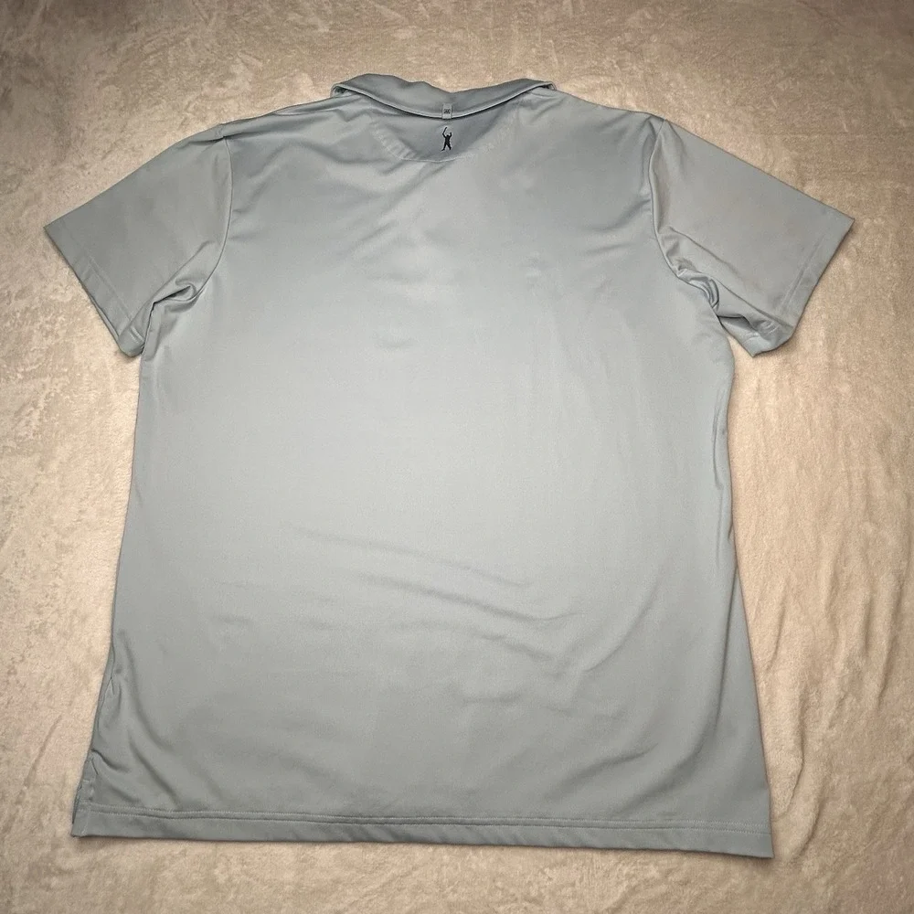 Mizzen+Main‎ Golf Polo X-Large Performance Blue Shirt Phil Mickelson Stretch